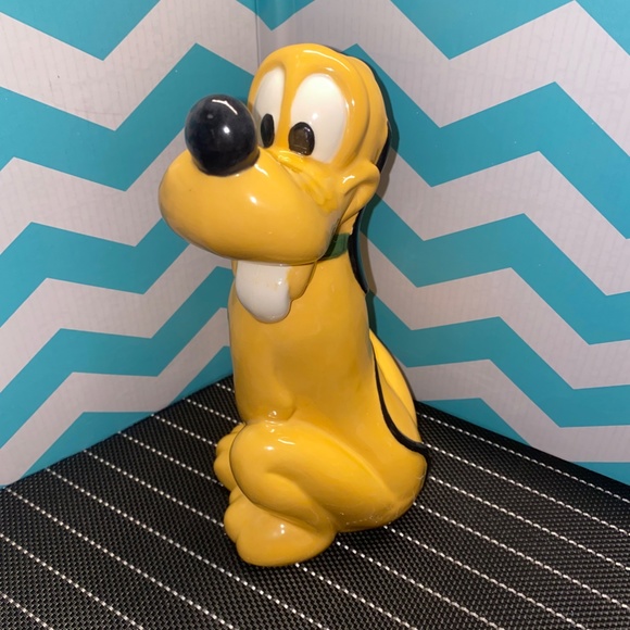 Disney Pluto Handpainted Ceramic Figure 9” Tall - Picture 1 of 5